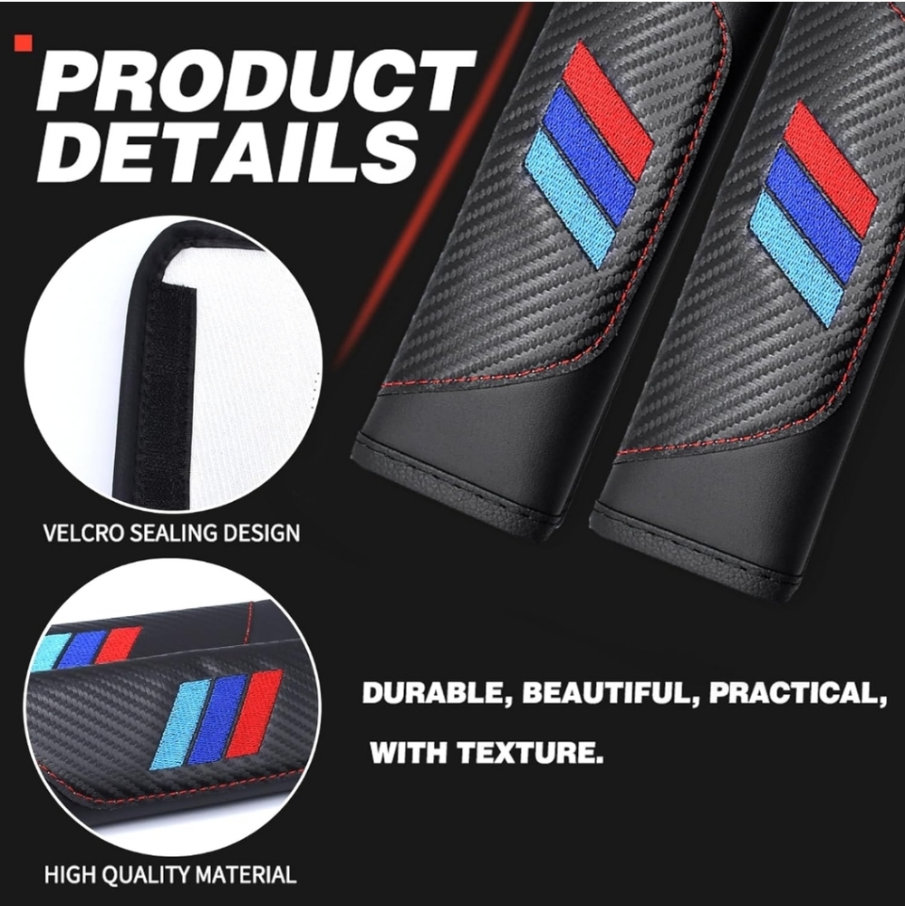 New set of BMW Seatbelt covers shoulder pads